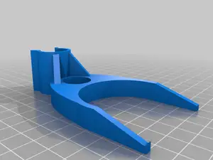 Clip-on scrub brush holder for kitchen sink faucet