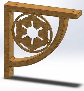EQUERRE D'ÉTAGÈRE / shelf bracket Star Wars Galactic Empire