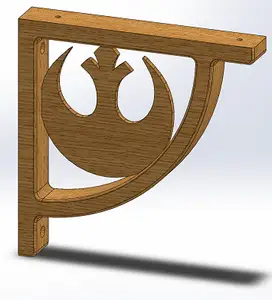 EQUERRE D'ÉTAGÈRE / shelf bracket Star Wars Alliance Rebelle