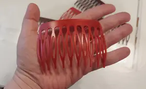 Hair comb, print flat, form with heat