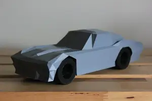 Low-Poly Chevy Corvette Stingray