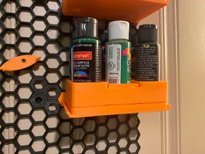 3x2 Craft Smart paint bottle organizer, Gridfinity format