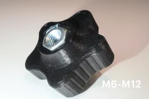 Nut Knob Heavy-Duty (M6–M12) – High Torque Nut Knobs