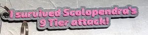 9 Tier Attack Keychain - Dungeon Crawler Carl