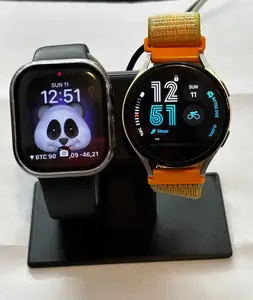 Charging watch stand for Apple Watch and Galaxy Watch