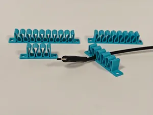 Flat-Mount Cable Clips | M4 Screw (4 Sizes)