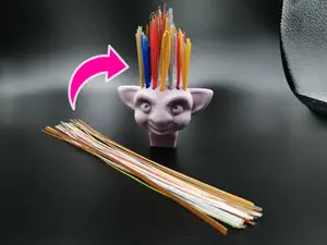 3D printed hair Troll
