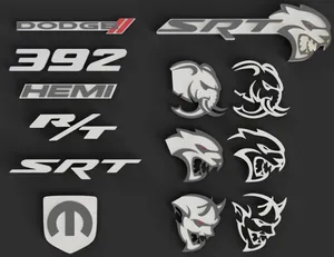 Assorted Dodge Badges