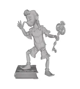 The main character of the fairy tale by A. N. Tolstoy The Golden Key - Pinocchio