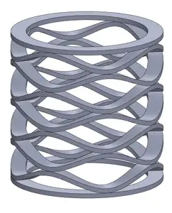 Stacked wave spring