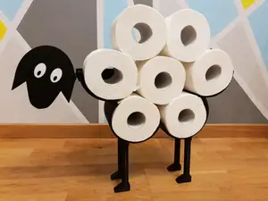 Black Sheep - Toilet Paper Holder for your Bathroom