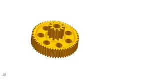 Children's electric car plastic gear gearbox 550 - V3 (Small)