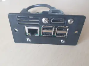 Rack Mount Adapter for Raspi 2 and 3 for modular 19" 2U system