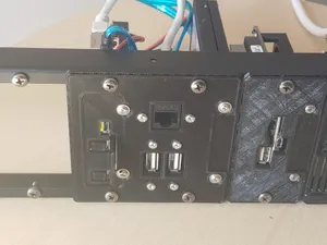 Rack Mount Adapter for Banana Pi M1 for modular 19" 2U system