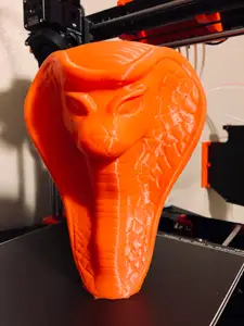 Snake head Jafar staff topper