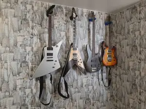 Wall Mount Guitar Holder v2