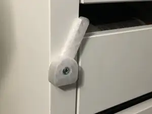 Simple Rotating Drawer Child Lock