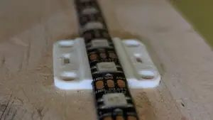 LED Strip (IP65) Holder, 10 and 12mm Strip width + SCAD