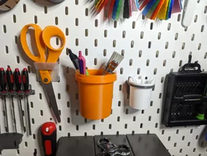 Removable Cups and Holders for Ikea Skadis