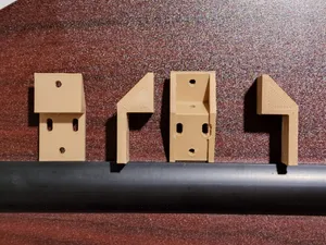 Sliding closet door roller bracket