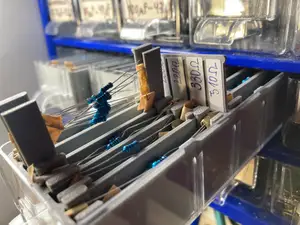 Resistor storage for a drawer organizer