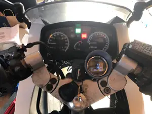 Ninja 250 GPS speedometer handlebar mount - 52mm
