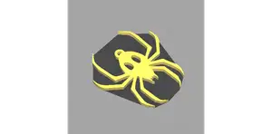 GUGU Spider keychain