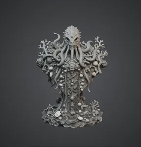 Cosmic Sea Horror Bust – Eldritch Ocean Entity