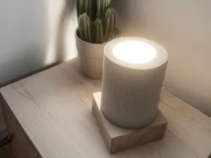 Casting mold for cement lamp