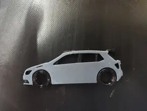 Skoda Fabia R5 Rally keychain (dual color)