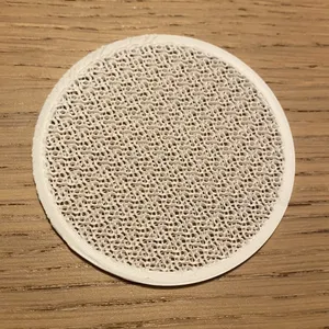 Drainage mesh for plant pots, circular