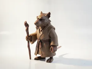 Splinter TMNT Figurine Cartoons Animation 3D Printable