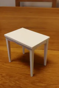 Miniature Kitchen Table (Scaled to 1/10)