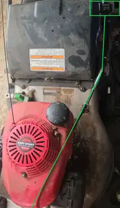 Honda lawn mower hour meter mount