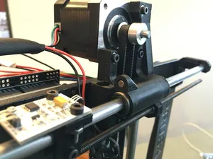 Prusa i3 Rework - X Motor Mount with Magnet Holder for Hall Endstop