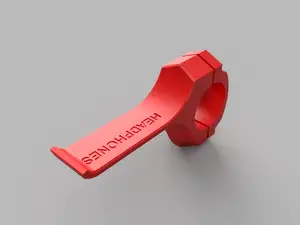 Drum rack headphone hook (multiple versions)