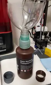 Soda Bottle Funnel Cap for Elegoo Resin (0.5 & 1 kg)
