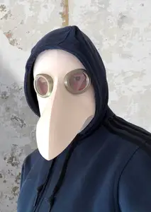 Plague Doctor Mask split and gussets
