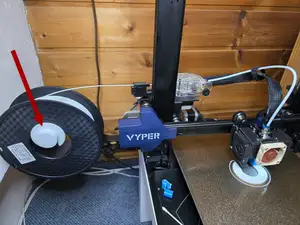 Distancers for narrower filament rolls for NaNO3's Vyper Filament Spool Holder with Bearings