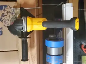 Wall mount for DeWalt DCG412 Angle Grinder