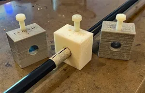 Mast and Boom Drilling guides for RC sailboat- 11mm round