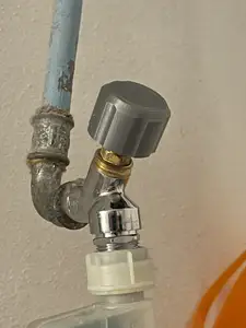 Wasserhahn/ventil Knauf/Griff mit integrierter 7.7mm Rastbuchse / Faucet handle valve with integrated 7.7mm snap-in socket