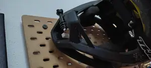 Bike helmet hook for IKEA Skadis
