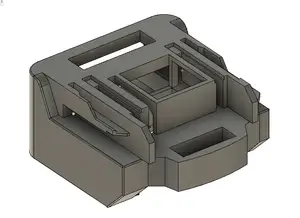 Battery Adapter From Parkside X20 to Makita 18v | extended body | Parametric | F3D