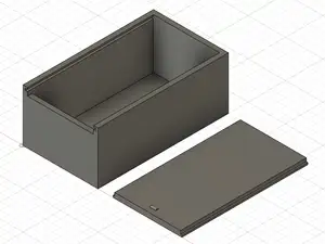Caja Con Tapa Deslizante