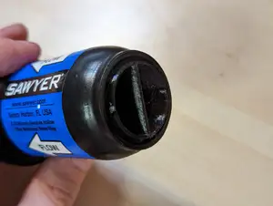End cap for Sawyer Squeeze filter
