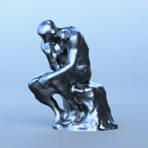 High detail The Thinker /w no base