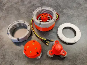 Stackable Planetary Helical Gearbox for brushless 5010 motor