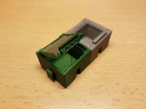 SMD SMT Connectable Container Box with plastic window