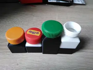 Container with bottle cap